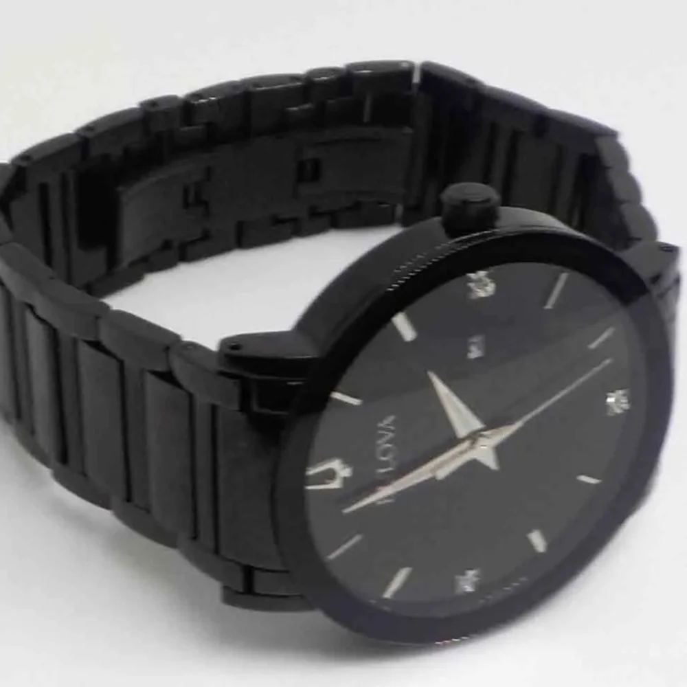 ***SOLD*** Bulova Modern Diamond Black Dial Men's Watch - Picture 6 of 11